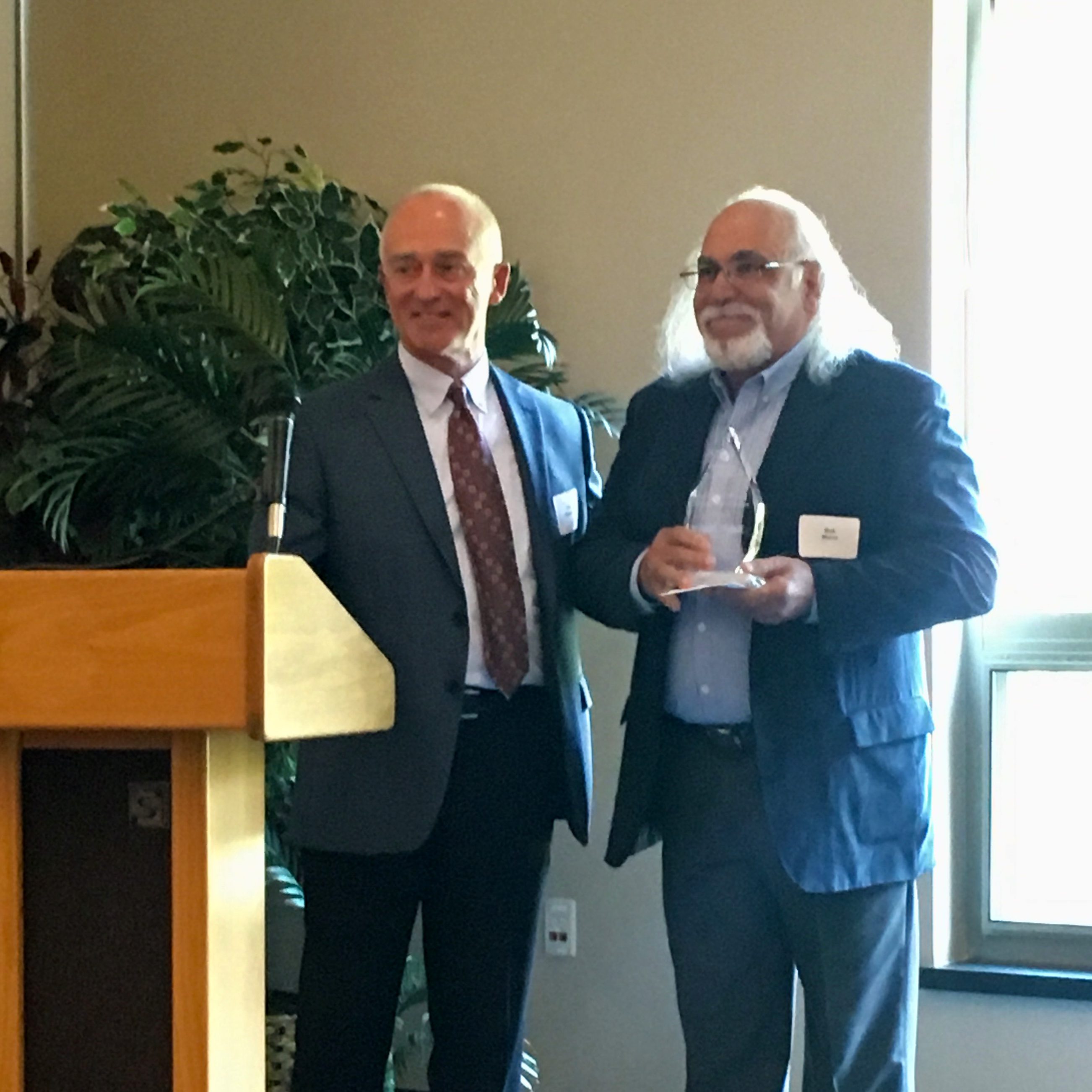 Bob Mazza Receives Award from the North East Community Foundation