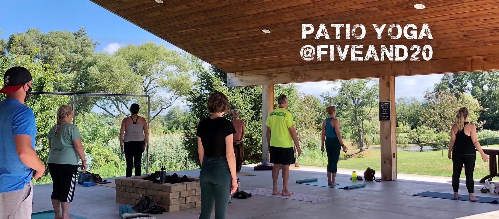 Patio Yoga at Five & 20