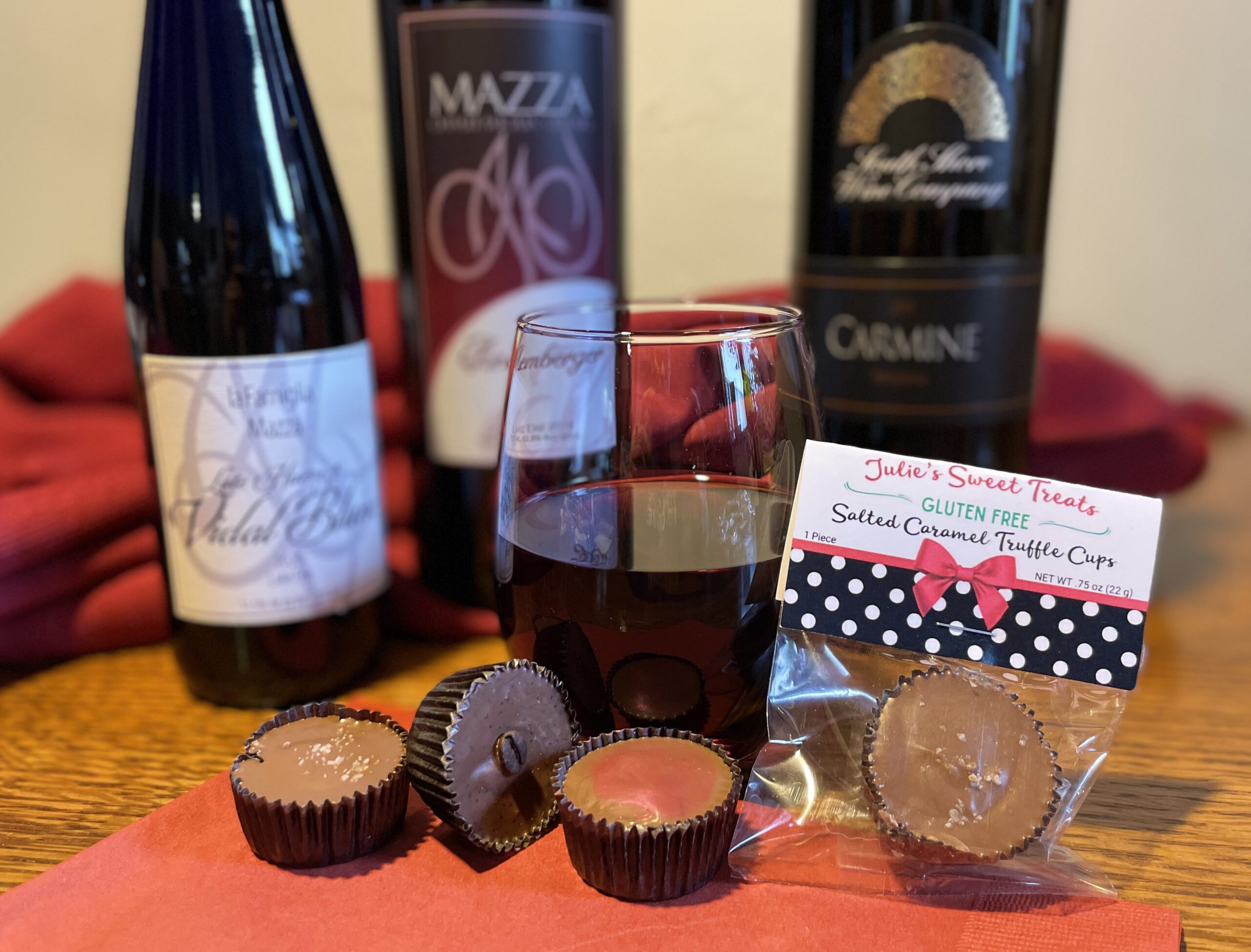 Wine Flight & Chocolate Pairings